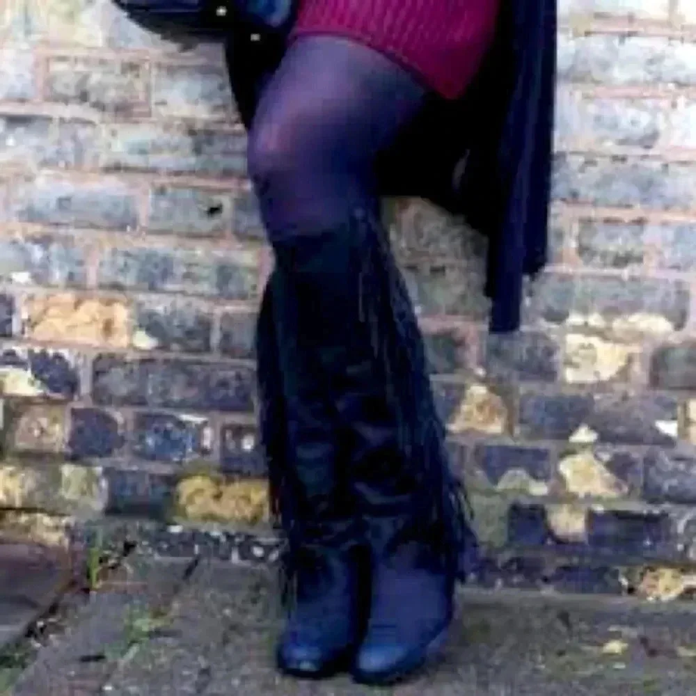 NWOT Sam Edelman Josephine Leather Fringe Boots